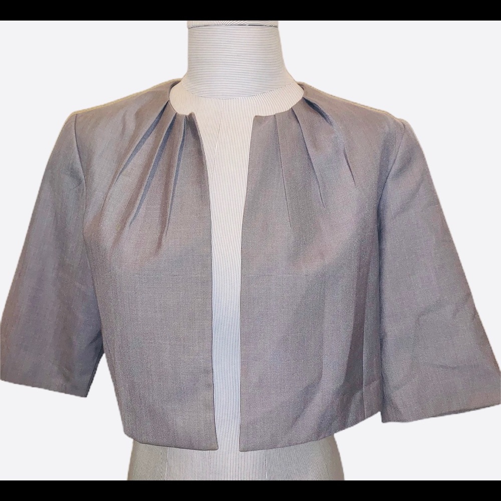 CALVIN KLEIN SILVER PROFESSIONAL TOPPER CARDIGAN S